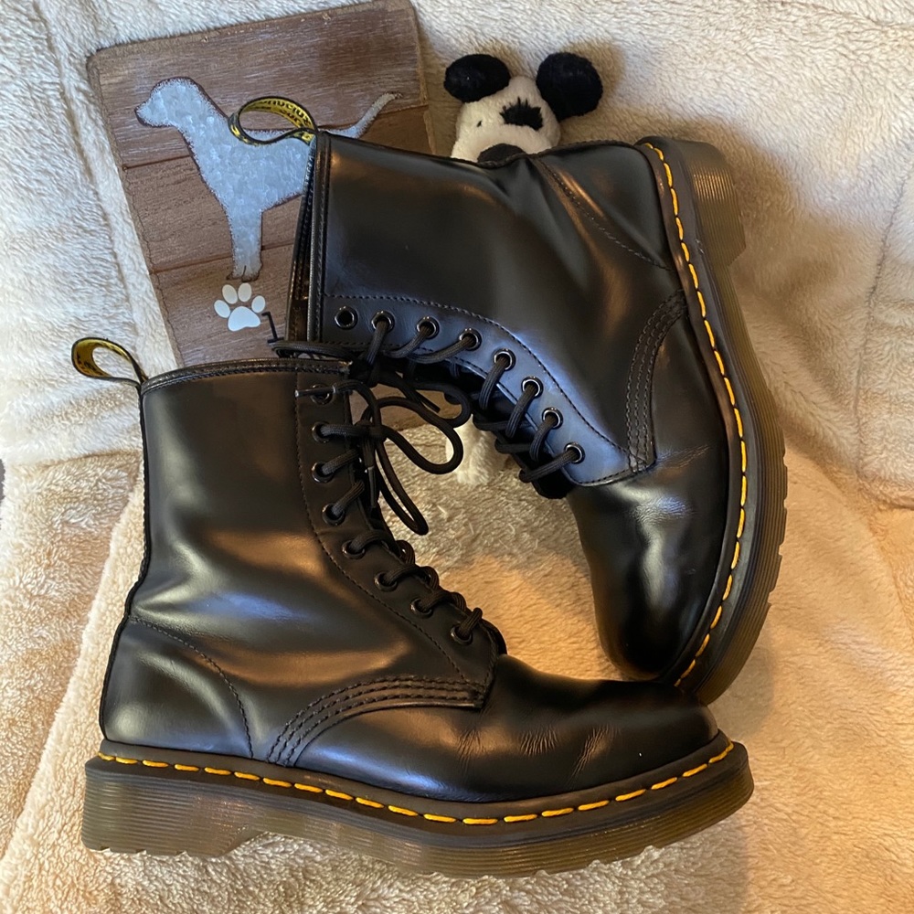 Dr Martens 1460 S7 Black Smooth Leather Boots๐ค๐ค - Picture 4 of 8